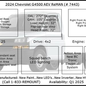 2024 Chevrolet G4500 AEV ReMAN (# 7443)