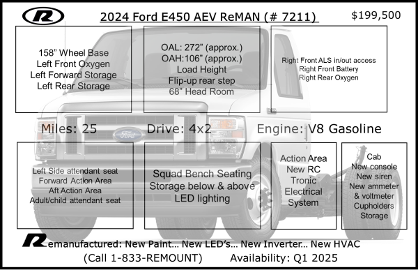 2024 Ford E450 AEV ReMAN (# 7211) - Image 2